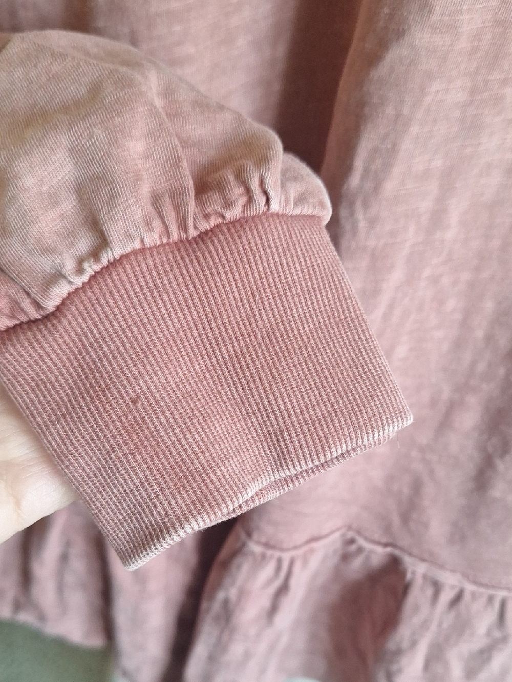 Easel Peplum Antique Rose Hem Style Cotton button-front Shirt Easel Size M - Picture 6 of 13